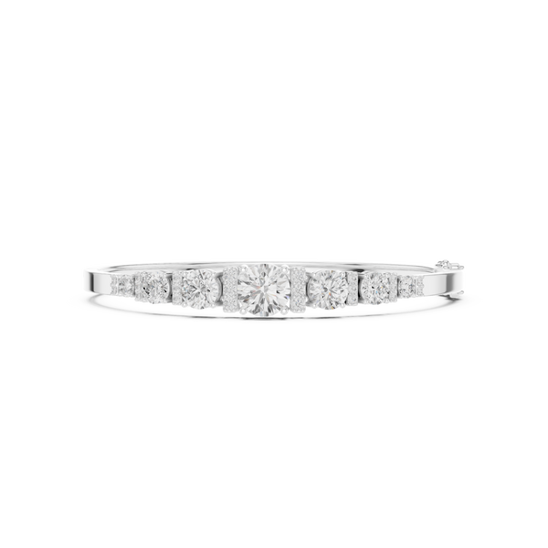 Round 5.14 Carat Lab Grown Diamond Bracelet