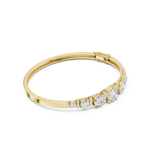 Round 5.14 Carat Lab Grown Diamond Bracelet
