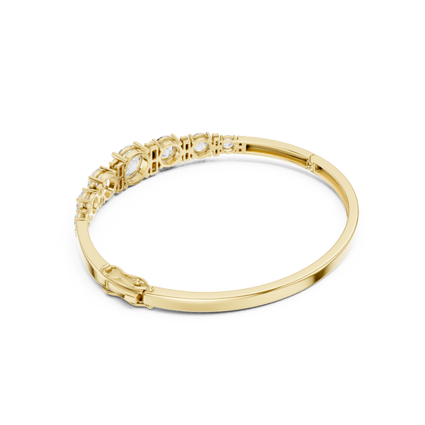 Round 5.14 Carat Lab Grown Diamond Bracelet