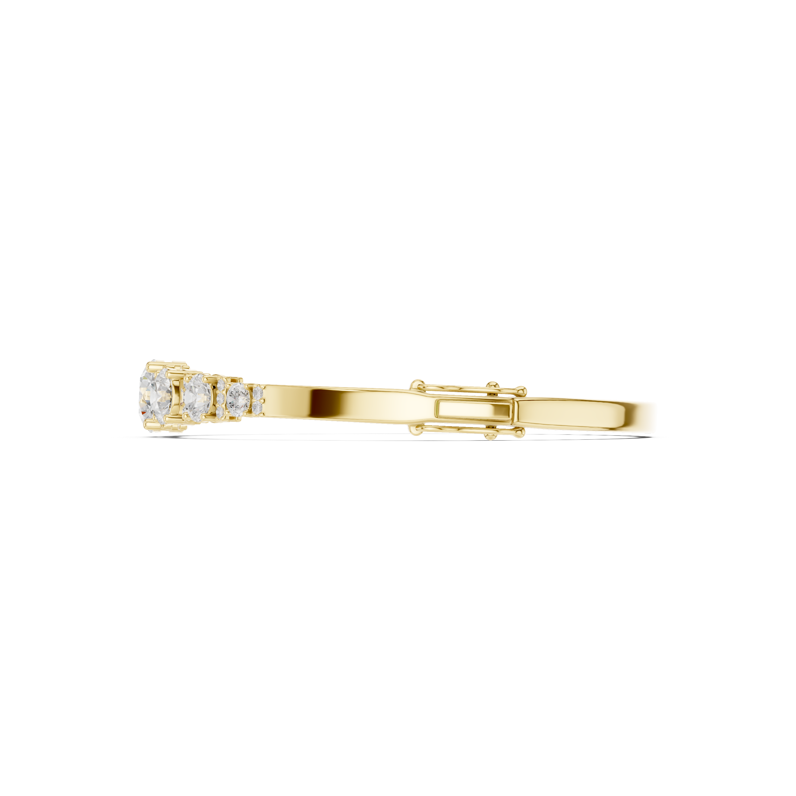 Round 5.14 Carat Lab Grown Diamond Bracelet