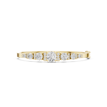 Round 5.14 Carat Lab Grown Diamond Bracelet