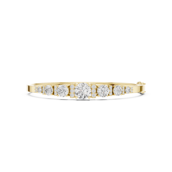 Round 5.14 Carat Lab Grown Diamond Bracelet