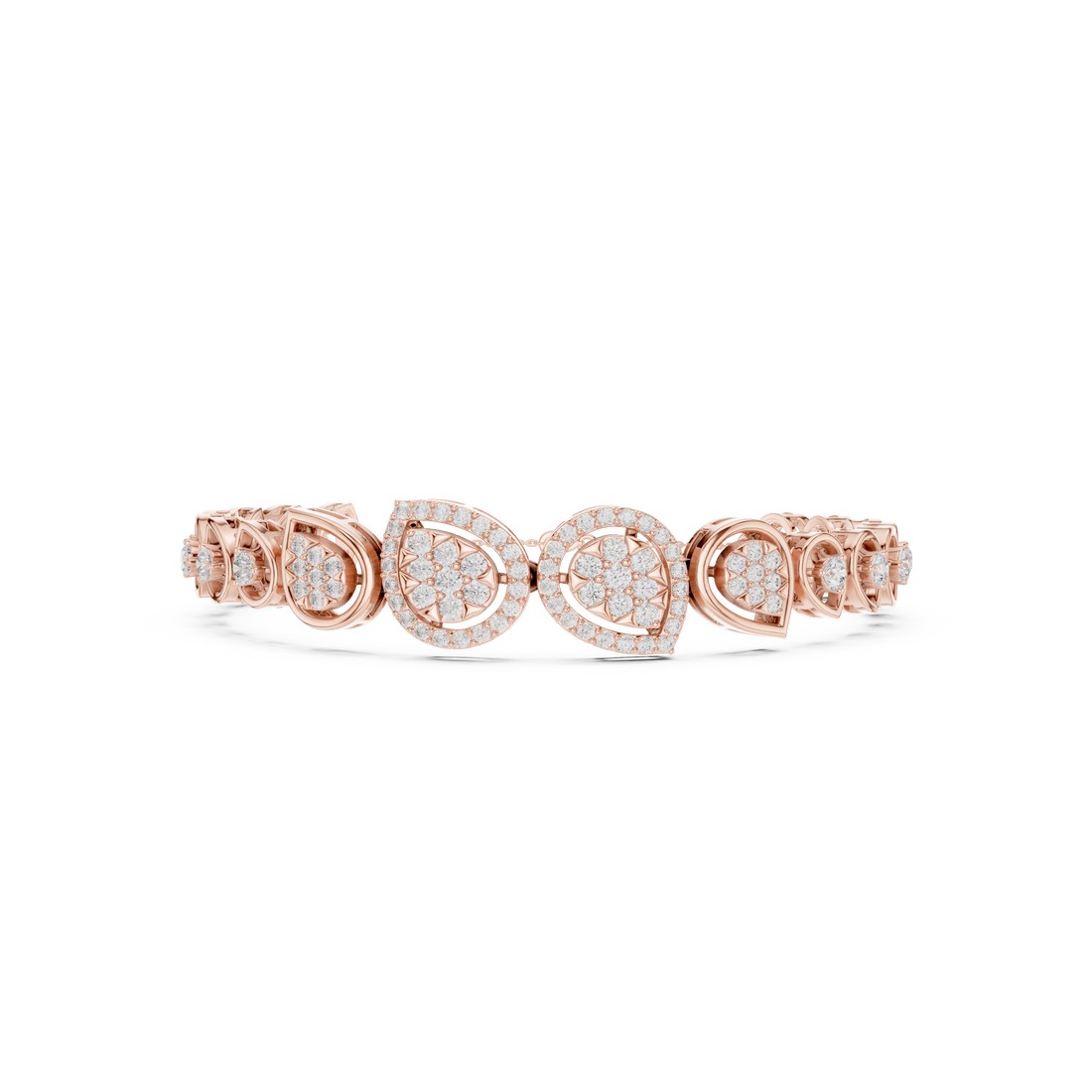Round 1.73 Carat Lab Grown Diamond Bracelet