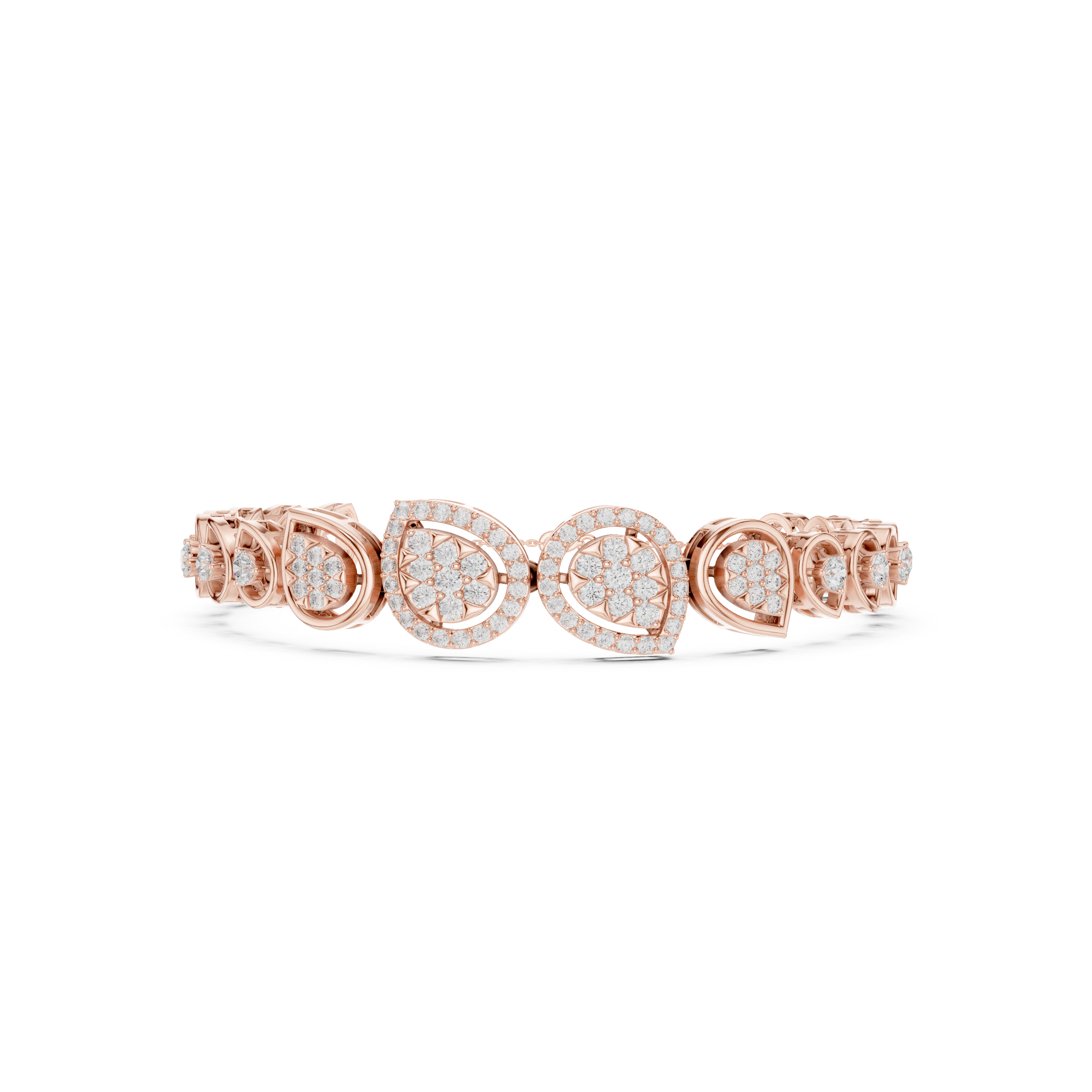Round 1.73 Carat Lab Grown Diamond Bracelet