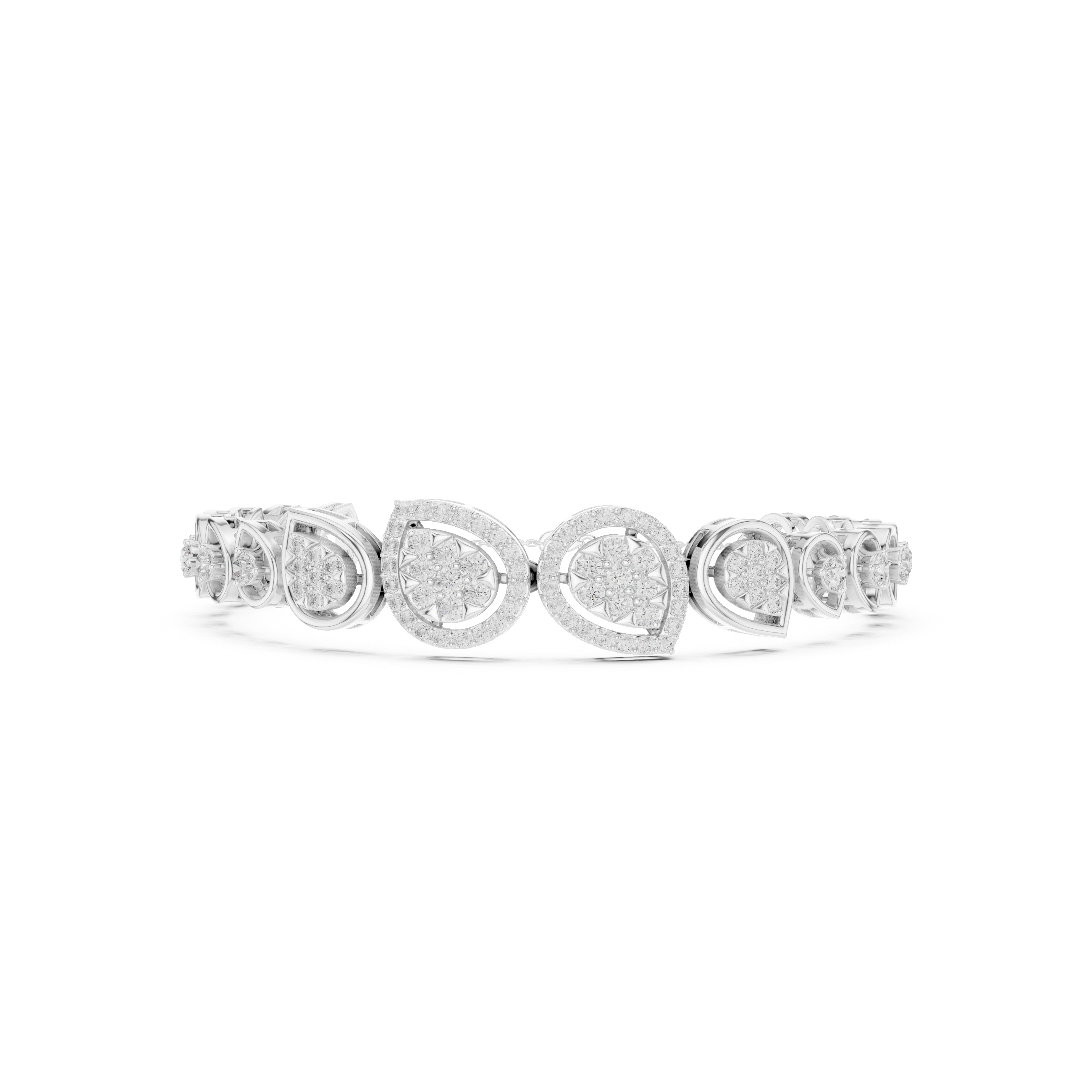 Round 1.73 Carat Lab Grown Diamond Bracelet