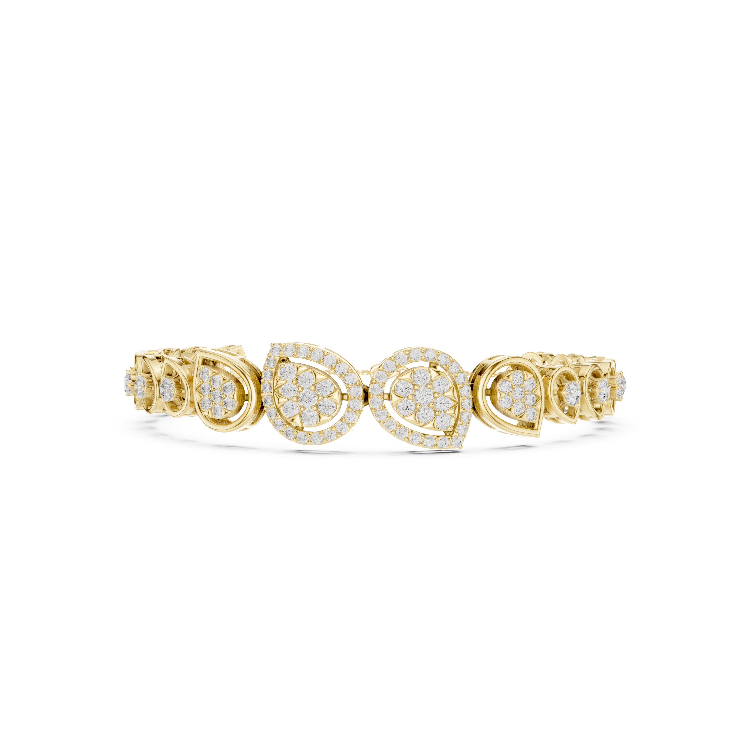 Round 1.73 Carat Lab Grown Diamond Bracelet