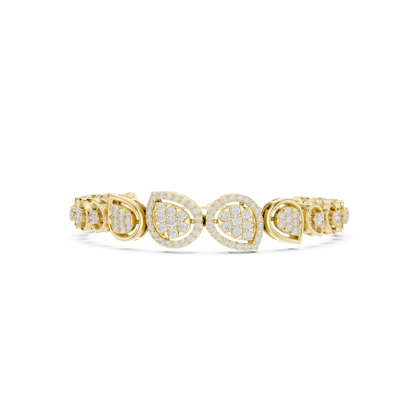 Round 1.73 Carat Lab Grown Diamond Bracelet