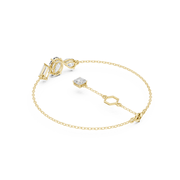 Oval Pear 3.25 Carat Lab Grown Diamond Bracelet