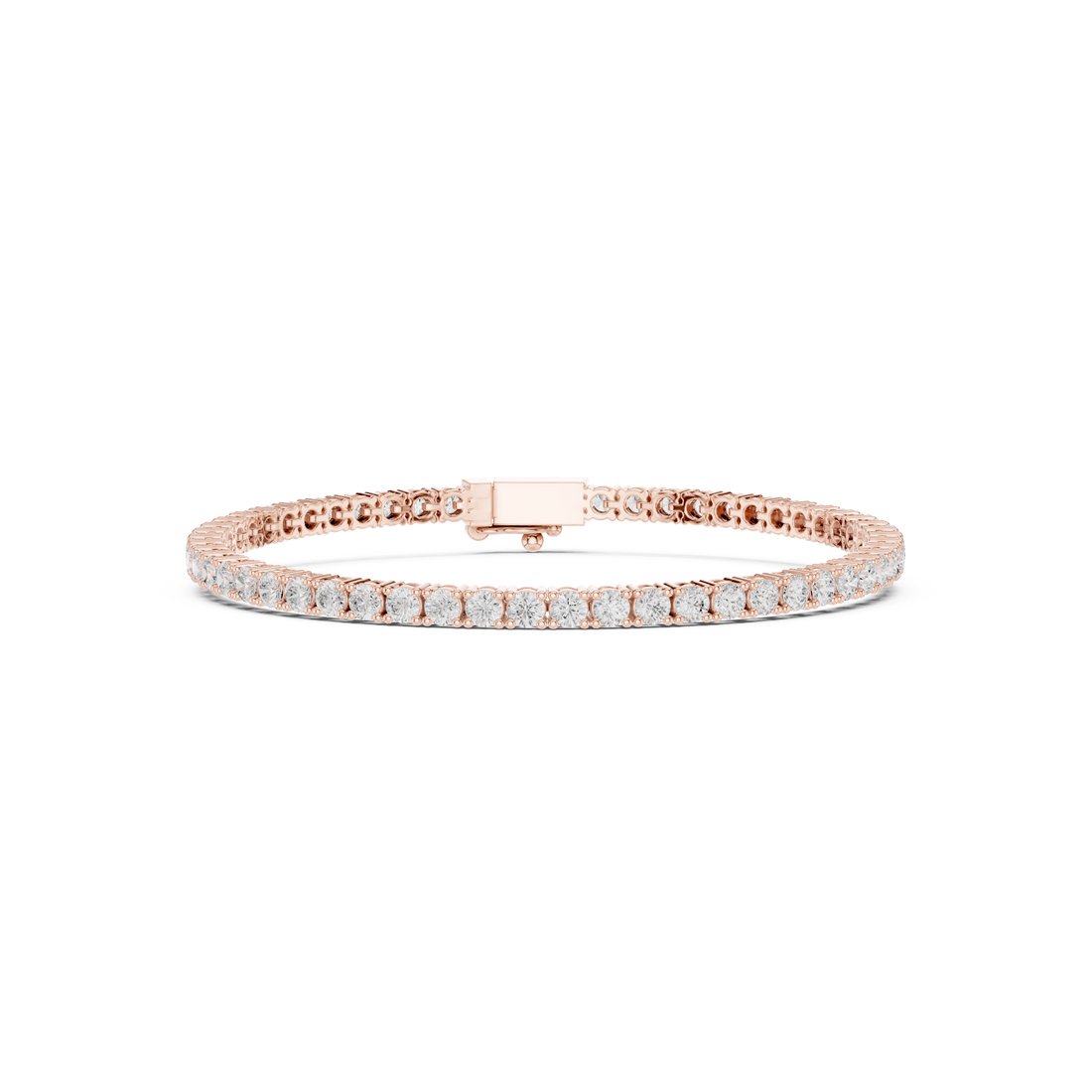 Round 3.05 Carat Lab Grown Diamond Bracelet