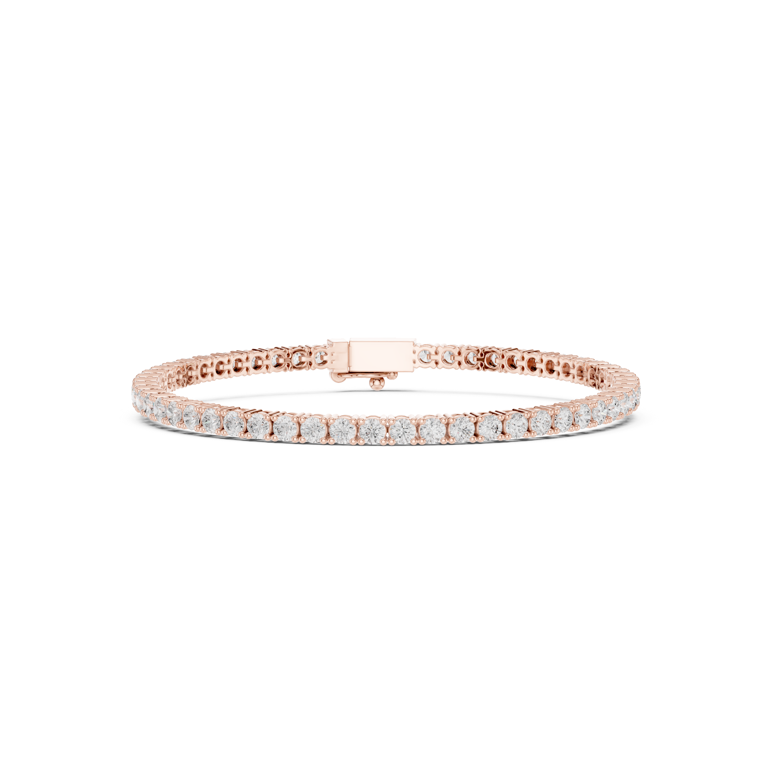 Round 3.05 Carat Lab Grown Diamond Bracelet