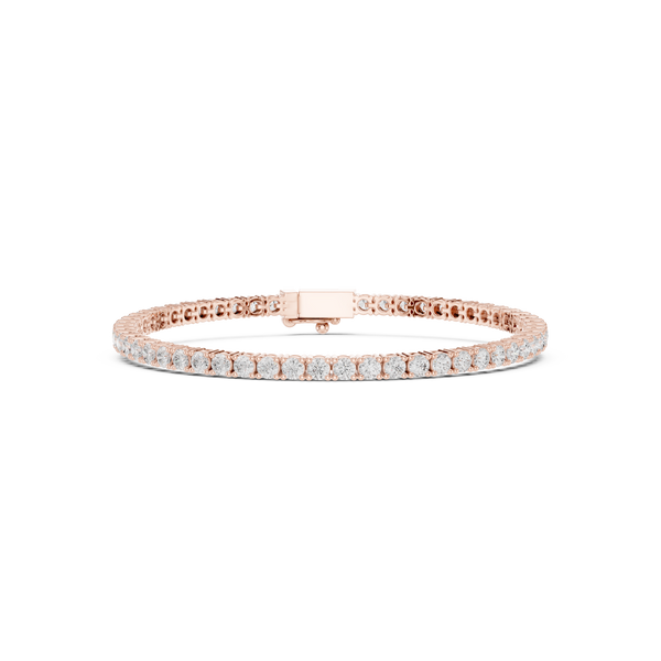 Round 3.05 Carat Lab Grown Diamond Bracelet