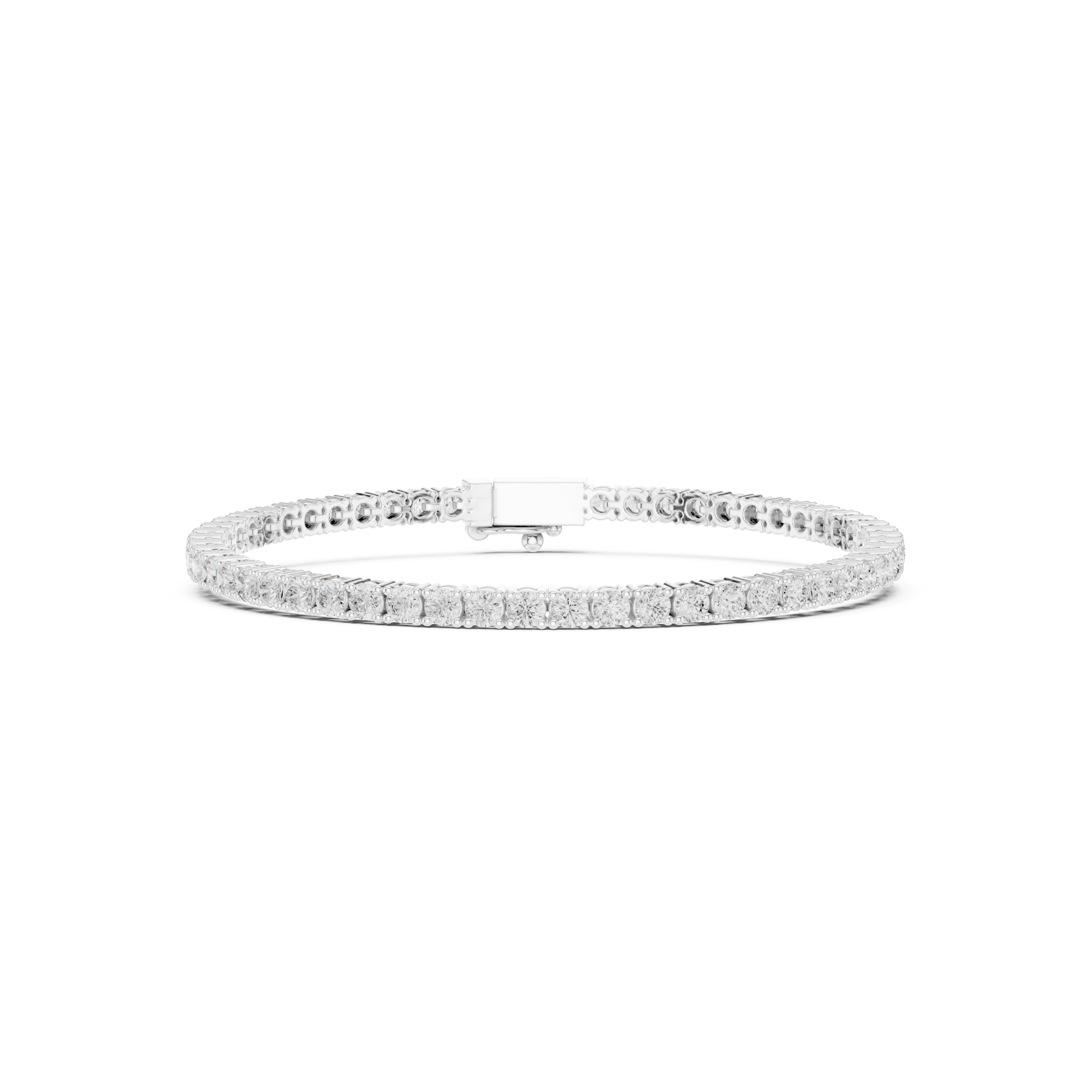 Round 3.05 Carat Lab Grown Diamond Bracelet