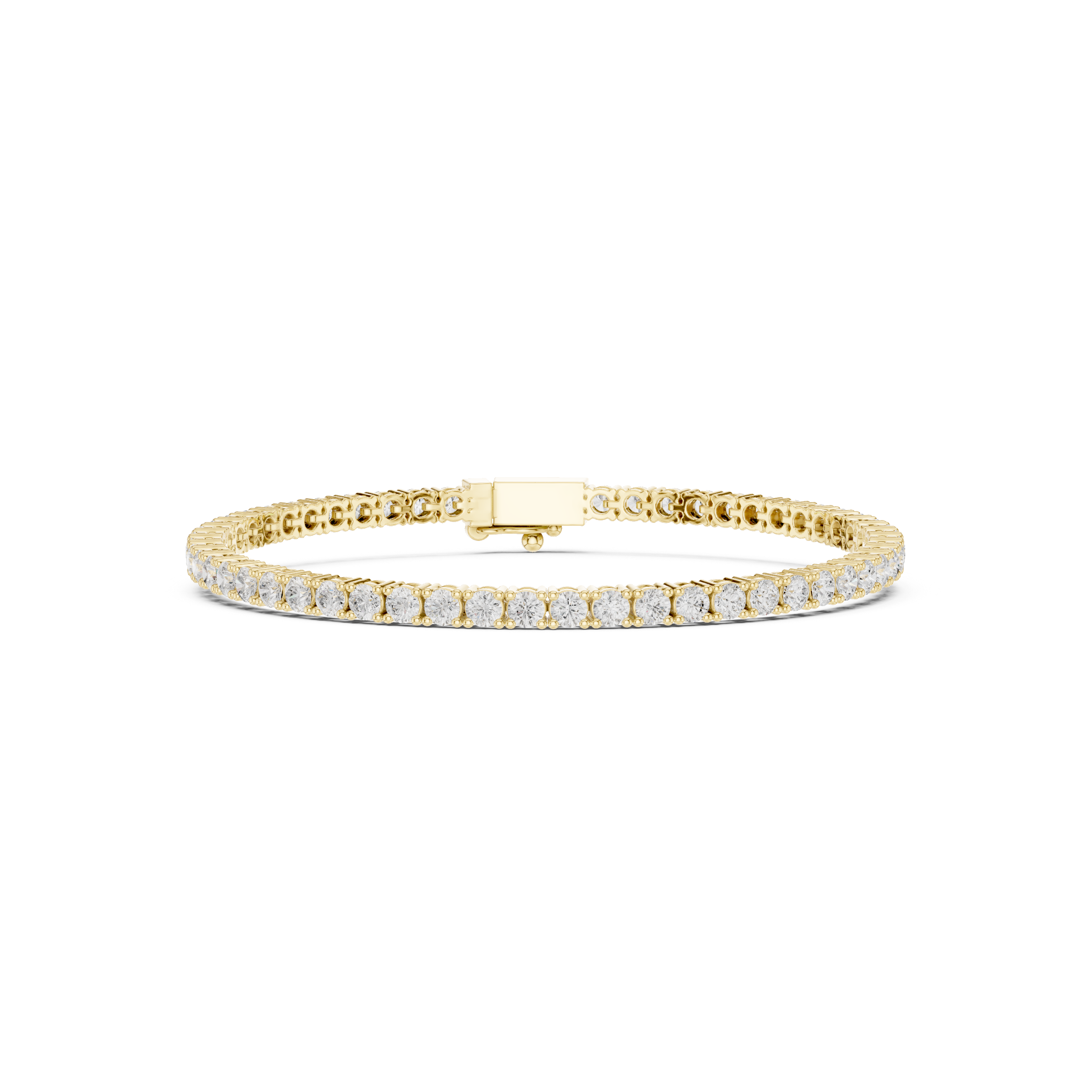 Round 3.05 Carat Lab Grown Diamond Bracelet