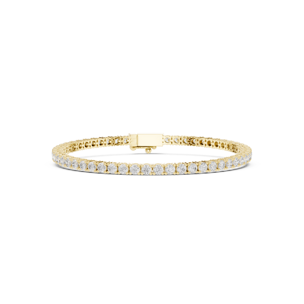 Round 3.05 Carat Lab Grown Diamond Bracelet