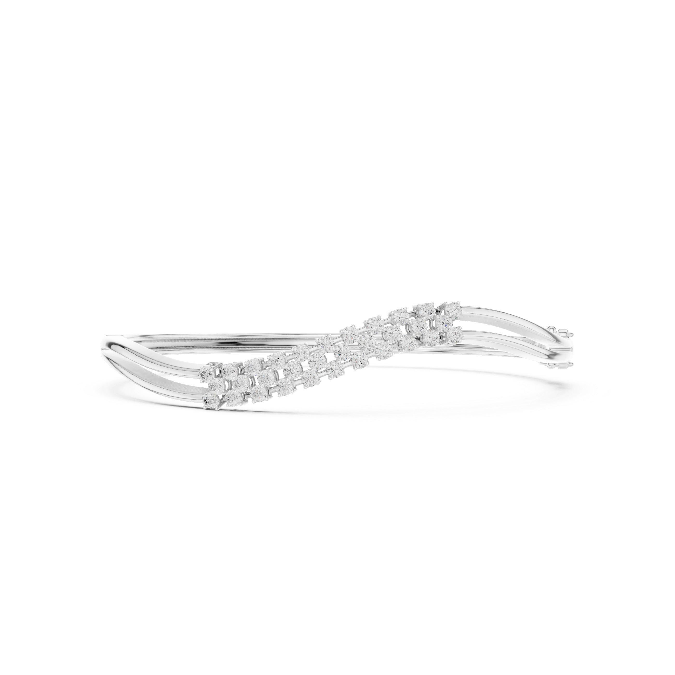 Round 0.96 Carat Lab Grown Diamond Bracelet