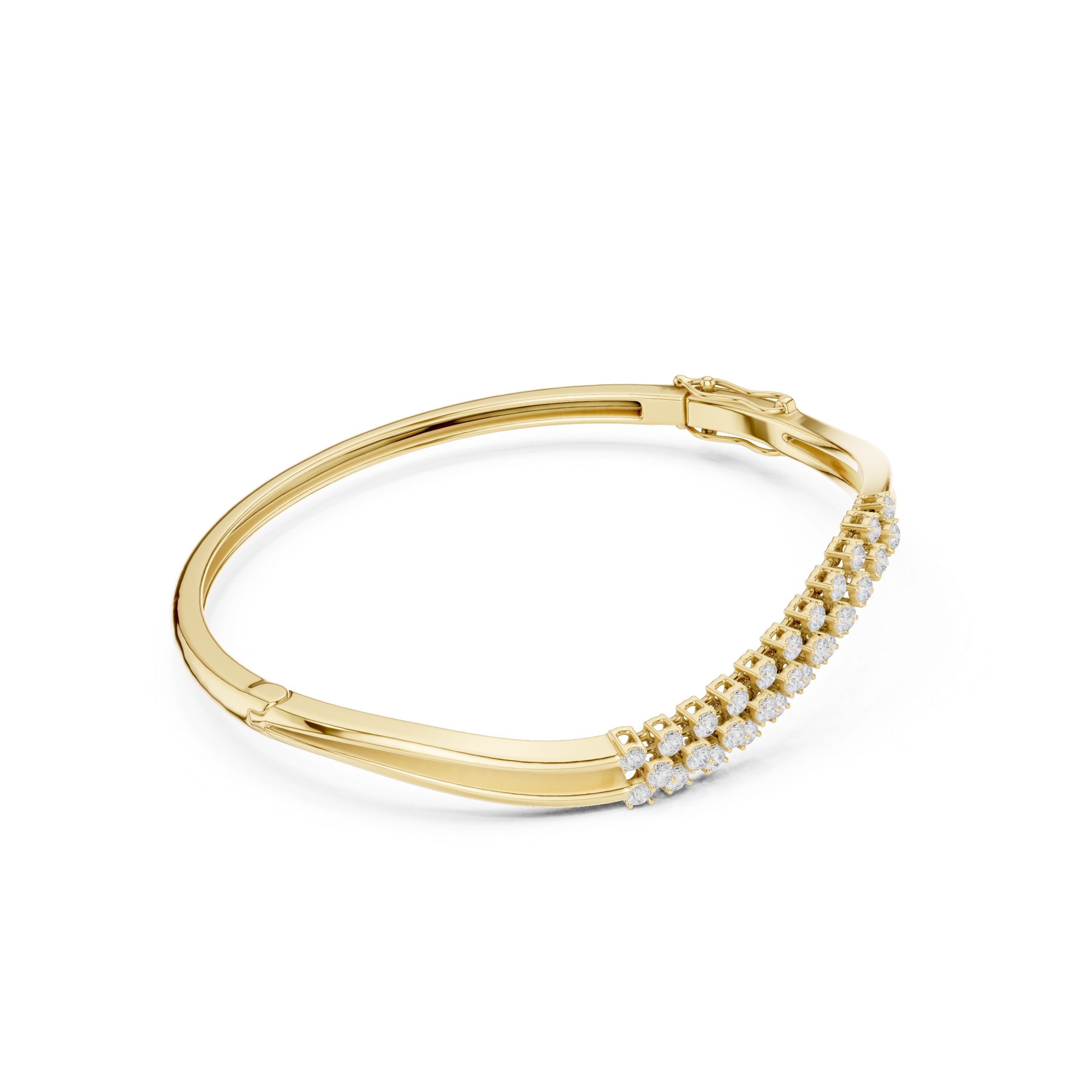 Round 0.96 Carat Lab Grown Diamond Bracelet