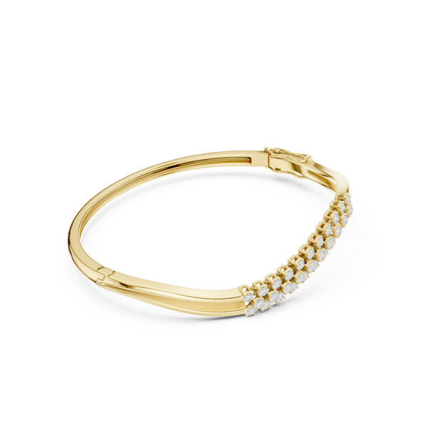Round 0.96 Carat Lab Grown Diamond Bracelet