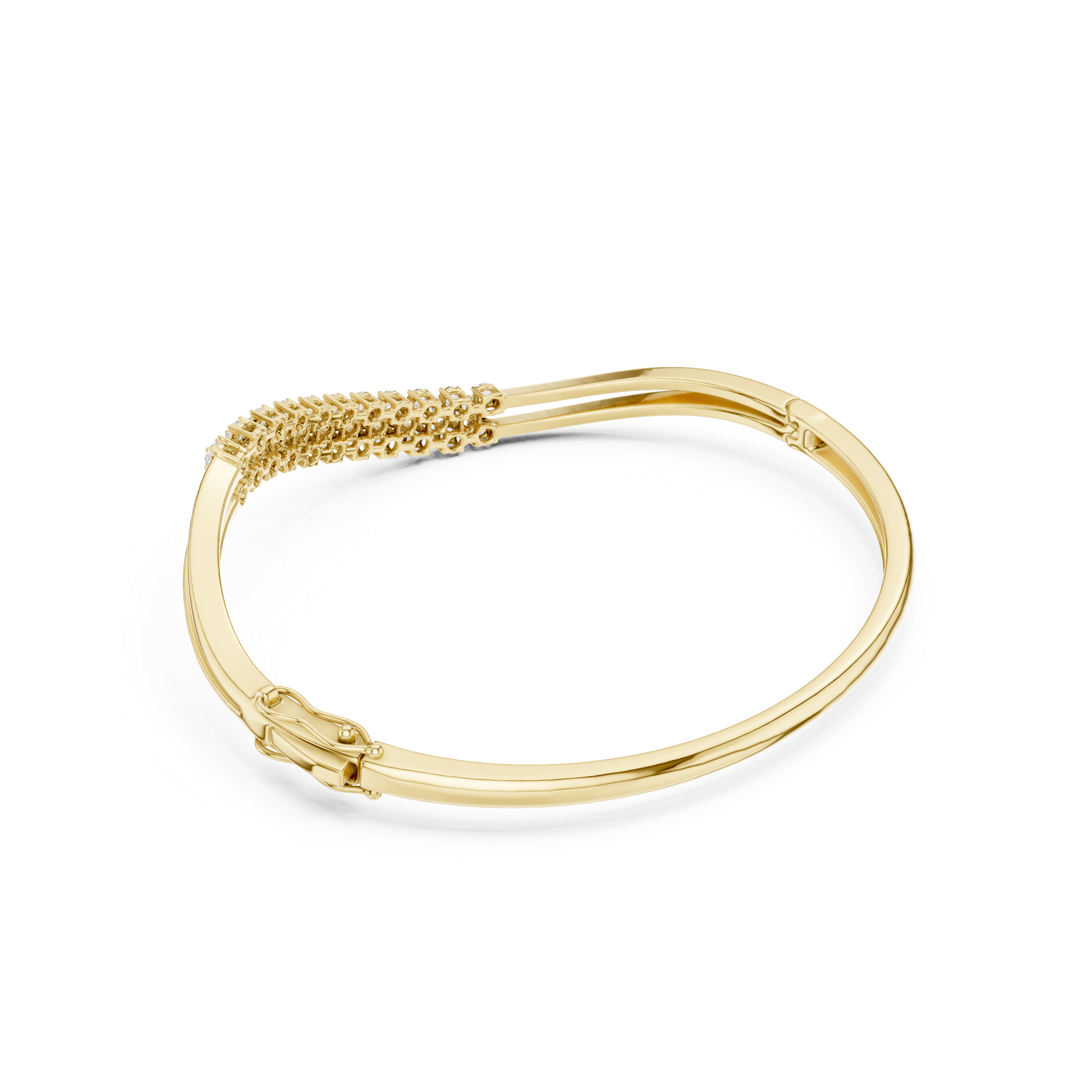 Round 0.96 Carat Lab Grown Diamond Bracelet