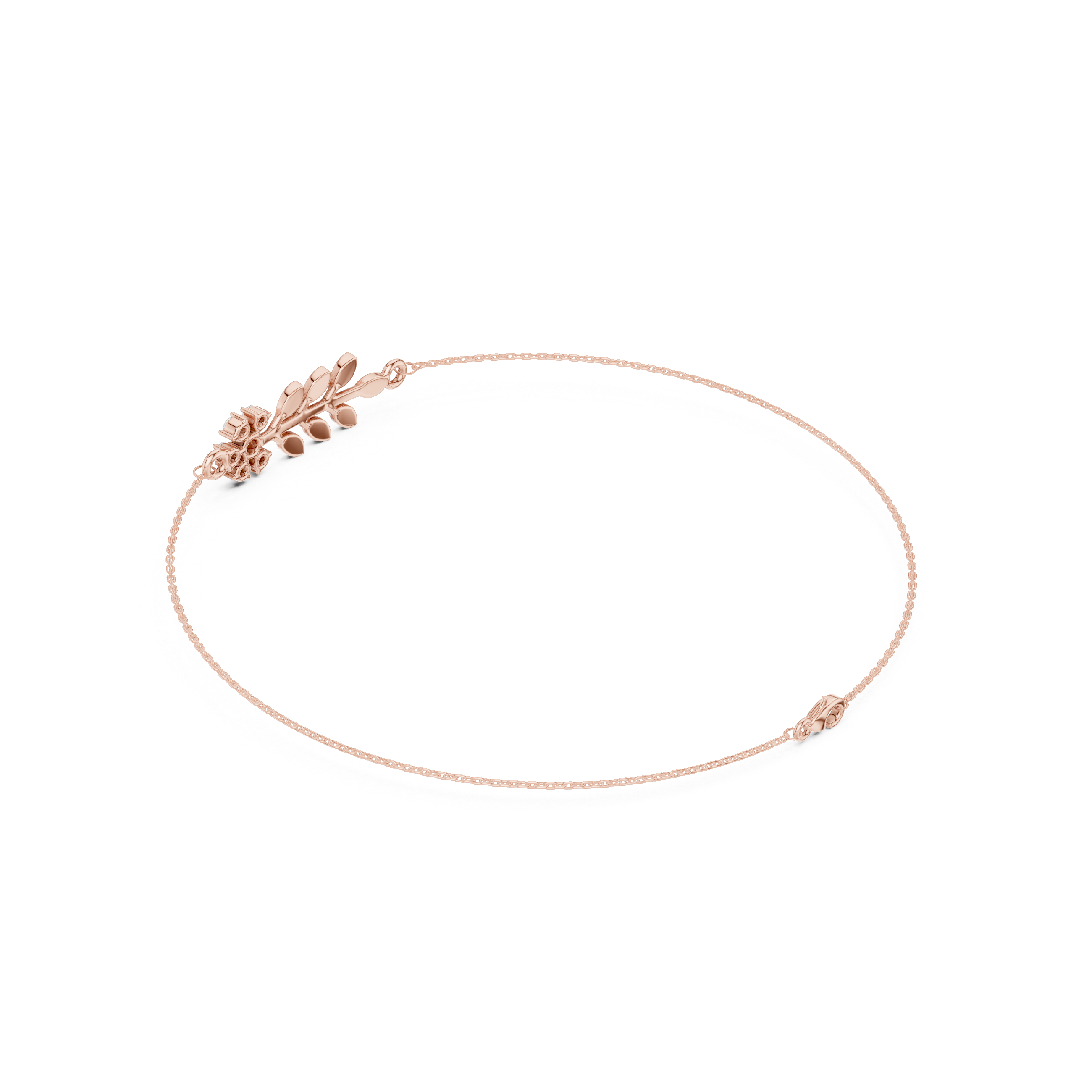 Round 0.11 Carat Lab Grown Diamond Bracelet