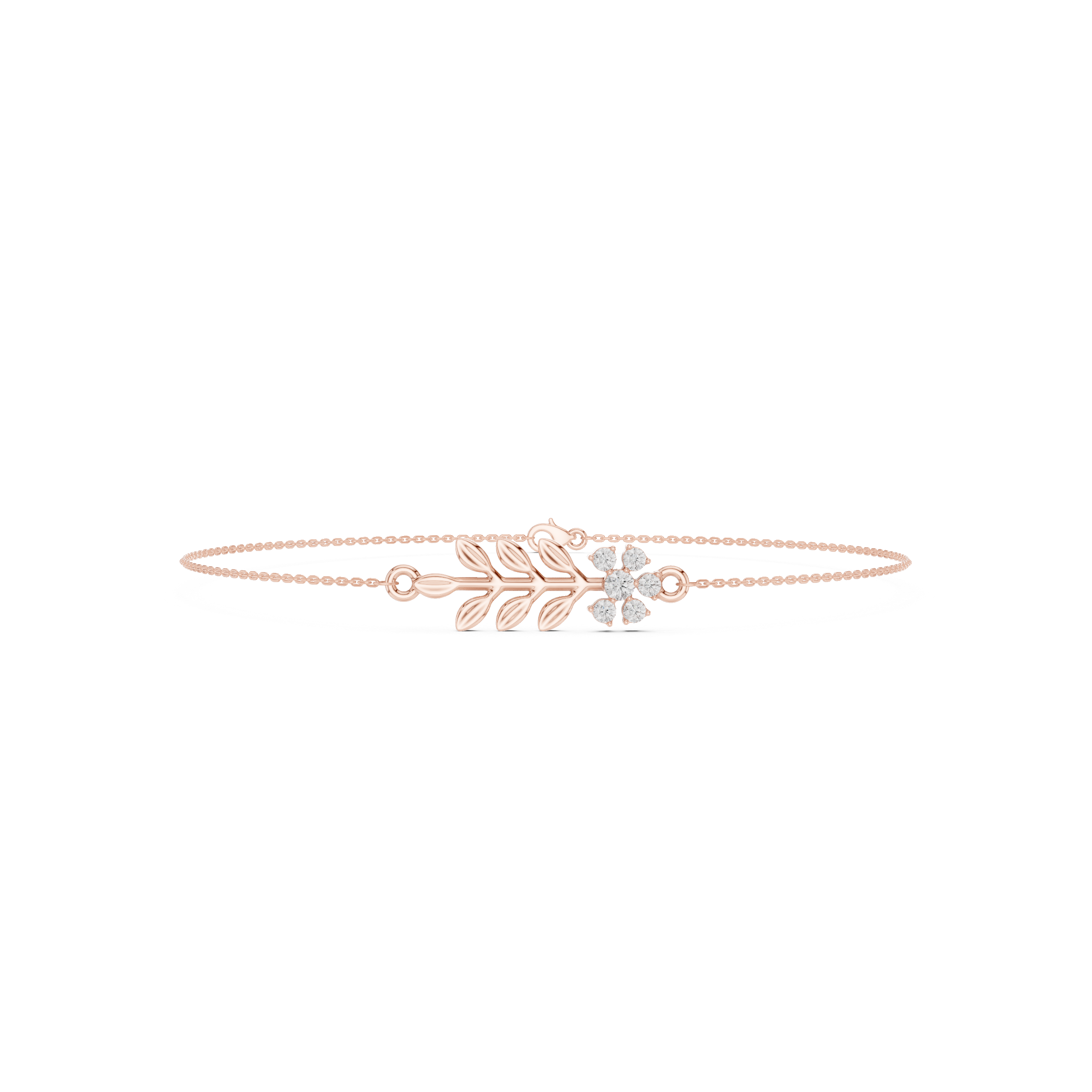 Round 0.11 Carat Lab Grown Diamond Bracelet