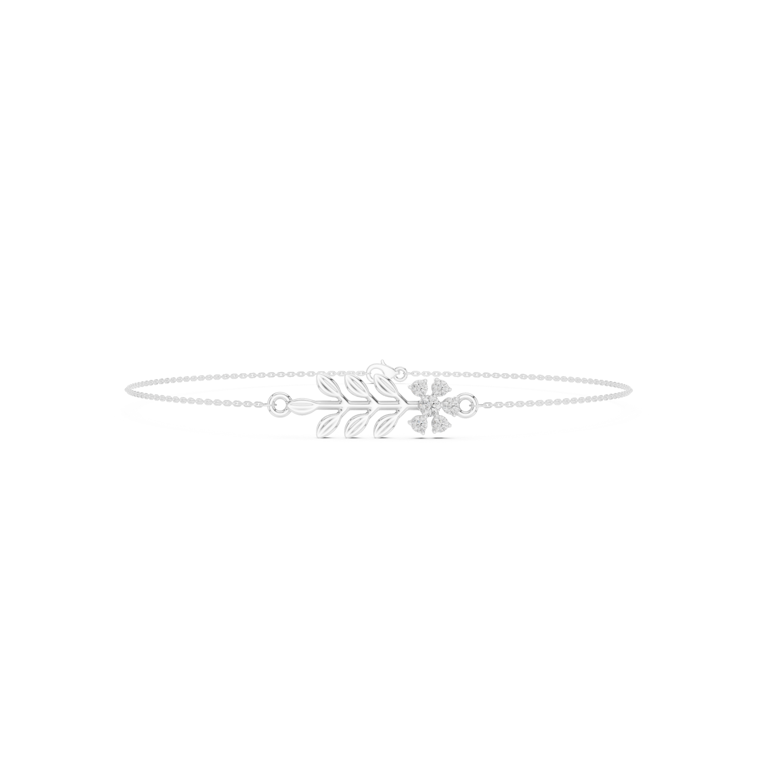 Round 0.11 Carat Lab Grown Diamond Bracelet