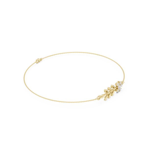 Round 0.11 Carat Lab Grown Diamond Bracelet