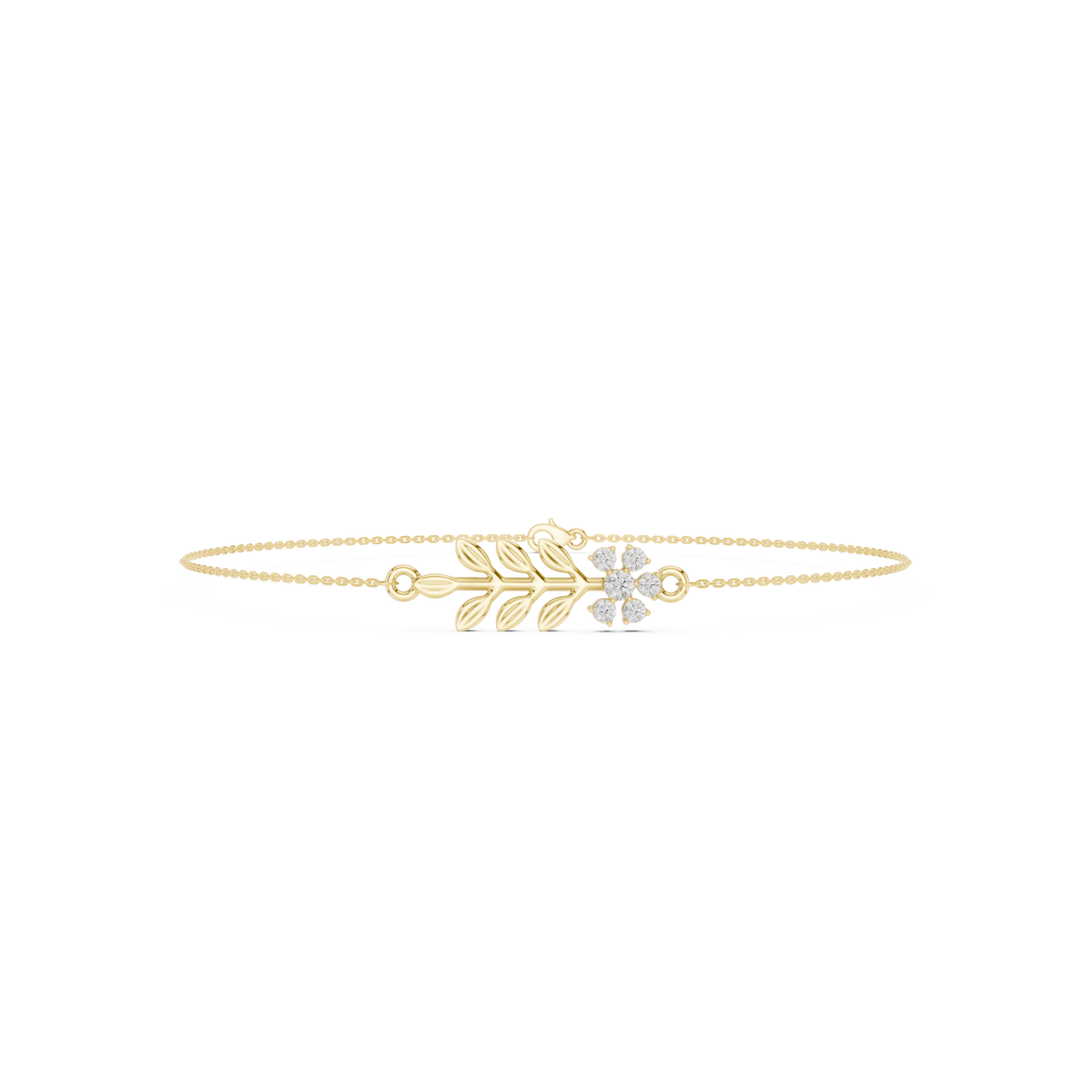 The Botanical Bloom Chain Bracelet