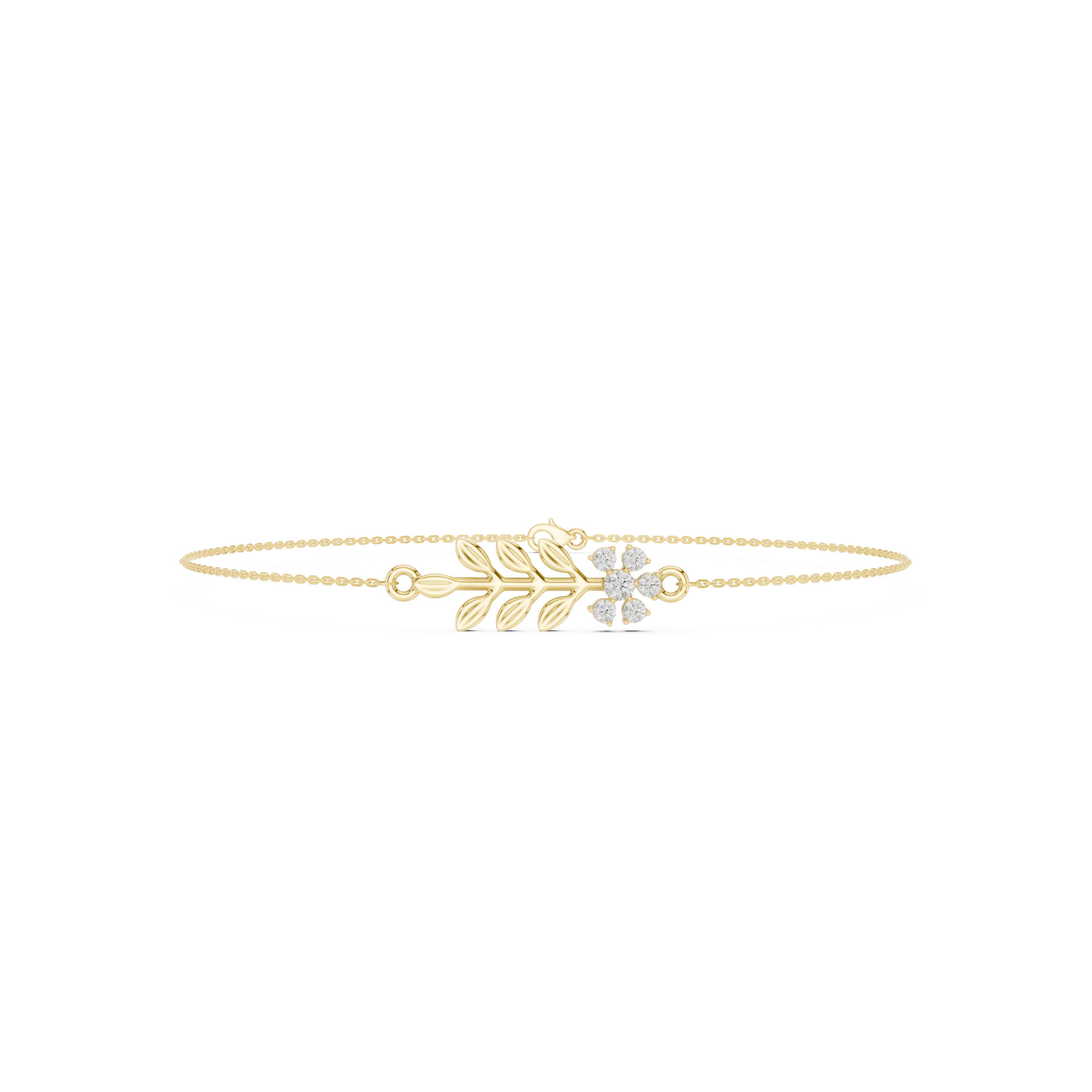 Round 0.11 Carat Lab Grown Diamond Bracelet
