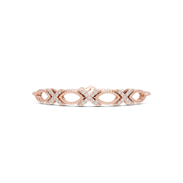 Round 0.34 Carat Lab Grown Diamond Bracelet