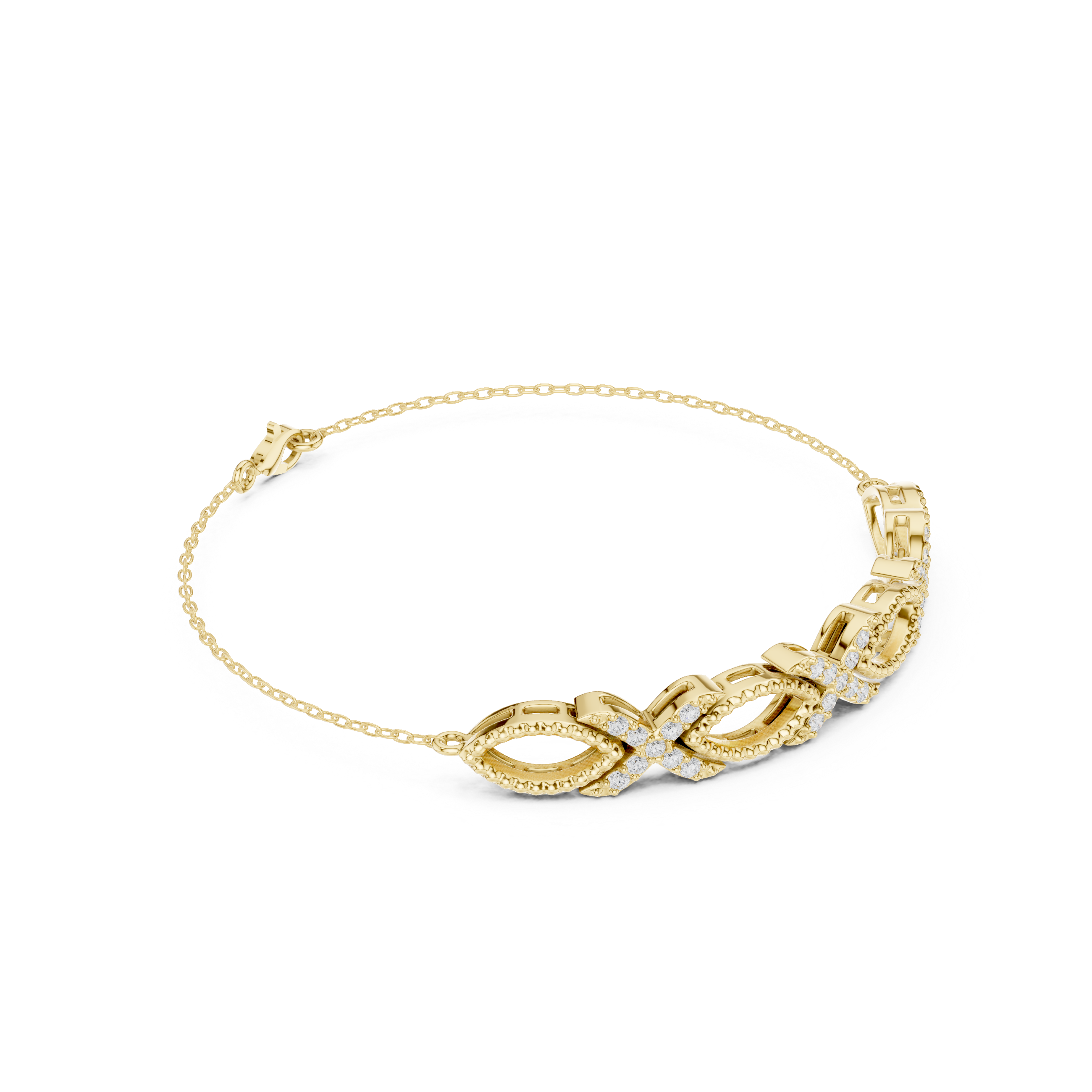 Round 0.34 Carat Lab Grown Diamond Bracelet