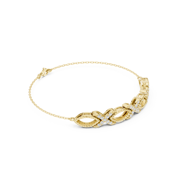 Round 0.34 Carat Lab Grown Diamond Bracelet