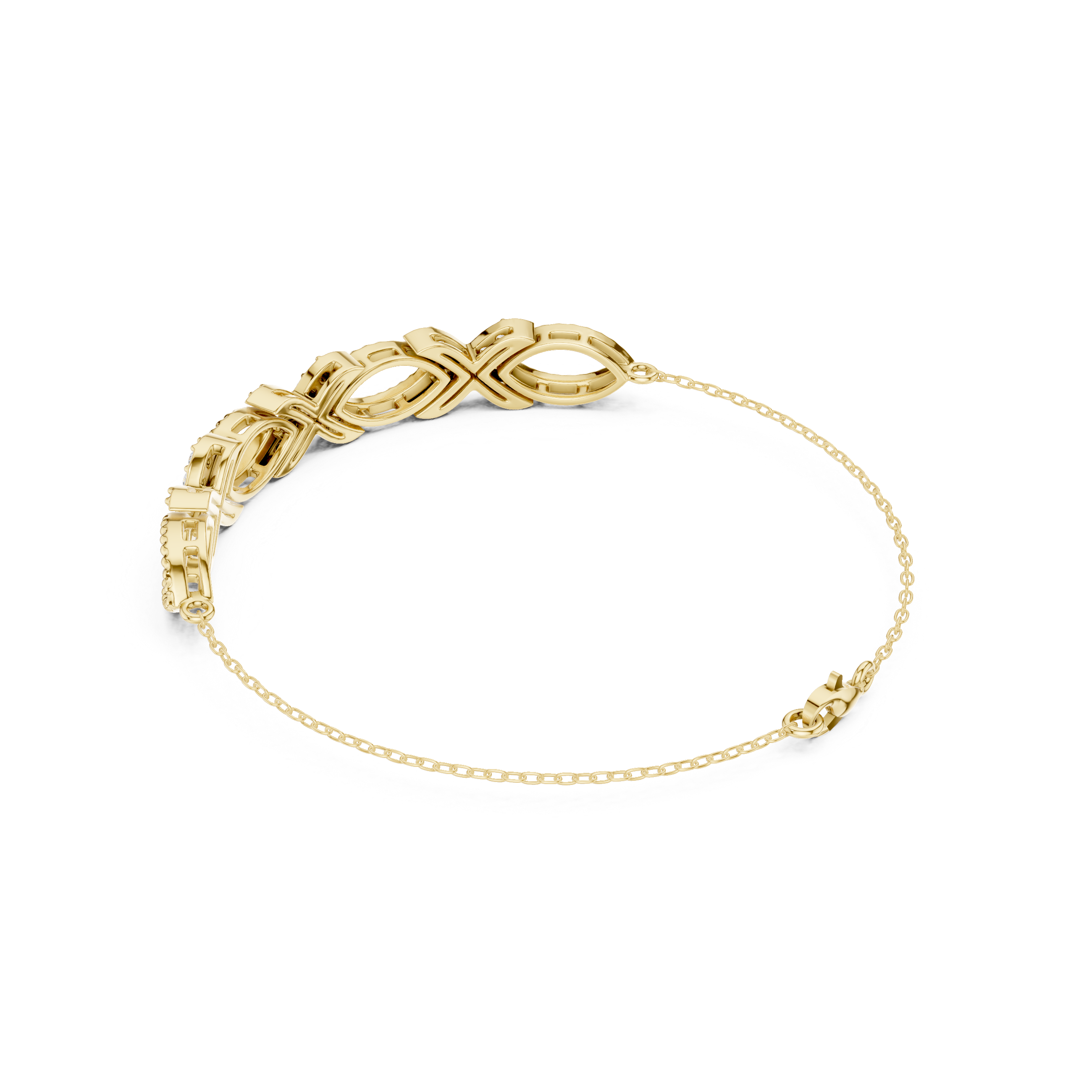 Round 0.34 Carat Lab Grown Diamond Bracelet