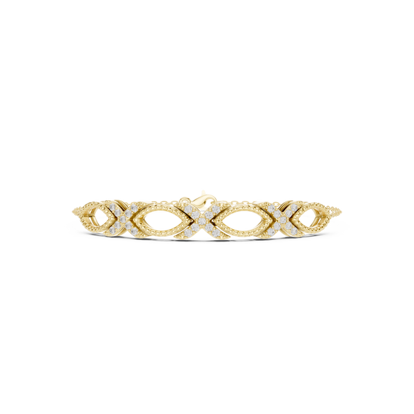 Round 0.34 Carat Lab Grown Diamond Bracelet