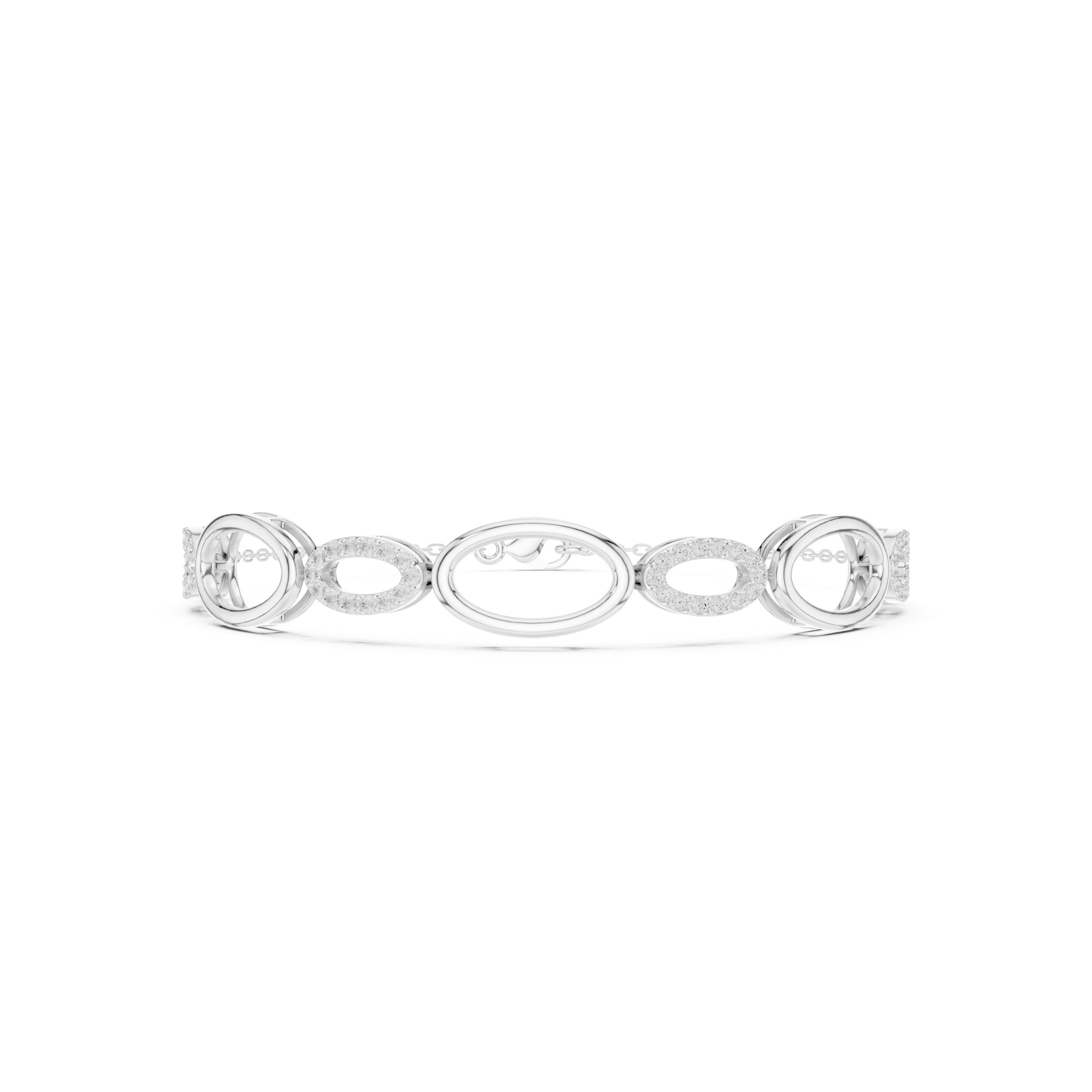 Round 0.58 Carat Lab Grown Diamond Bracelet