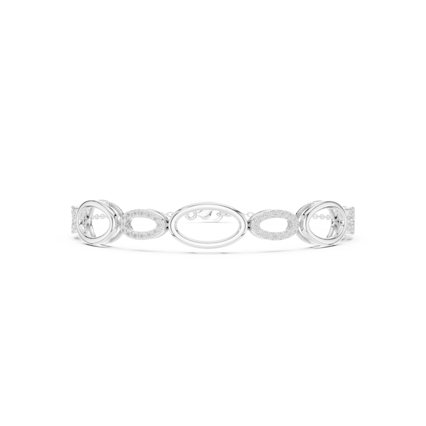 Round 0.58 Carat Lab Grown Diamond Bracelet