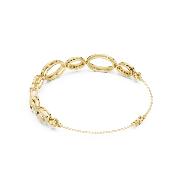 Round 0.58 Carat Lab Grown Diamond Bracelet
