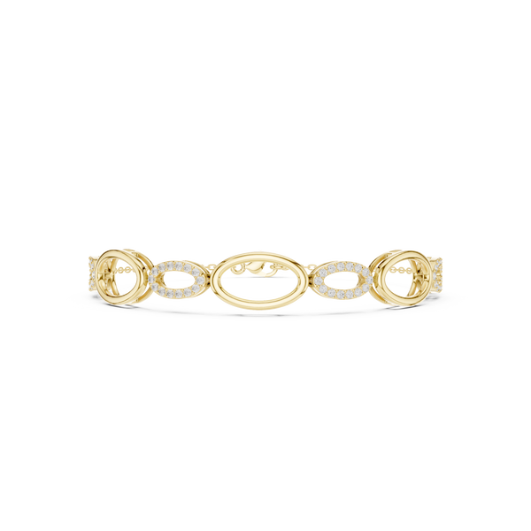 Round 0.58 Carat Lab Grown Diamond Bracelet