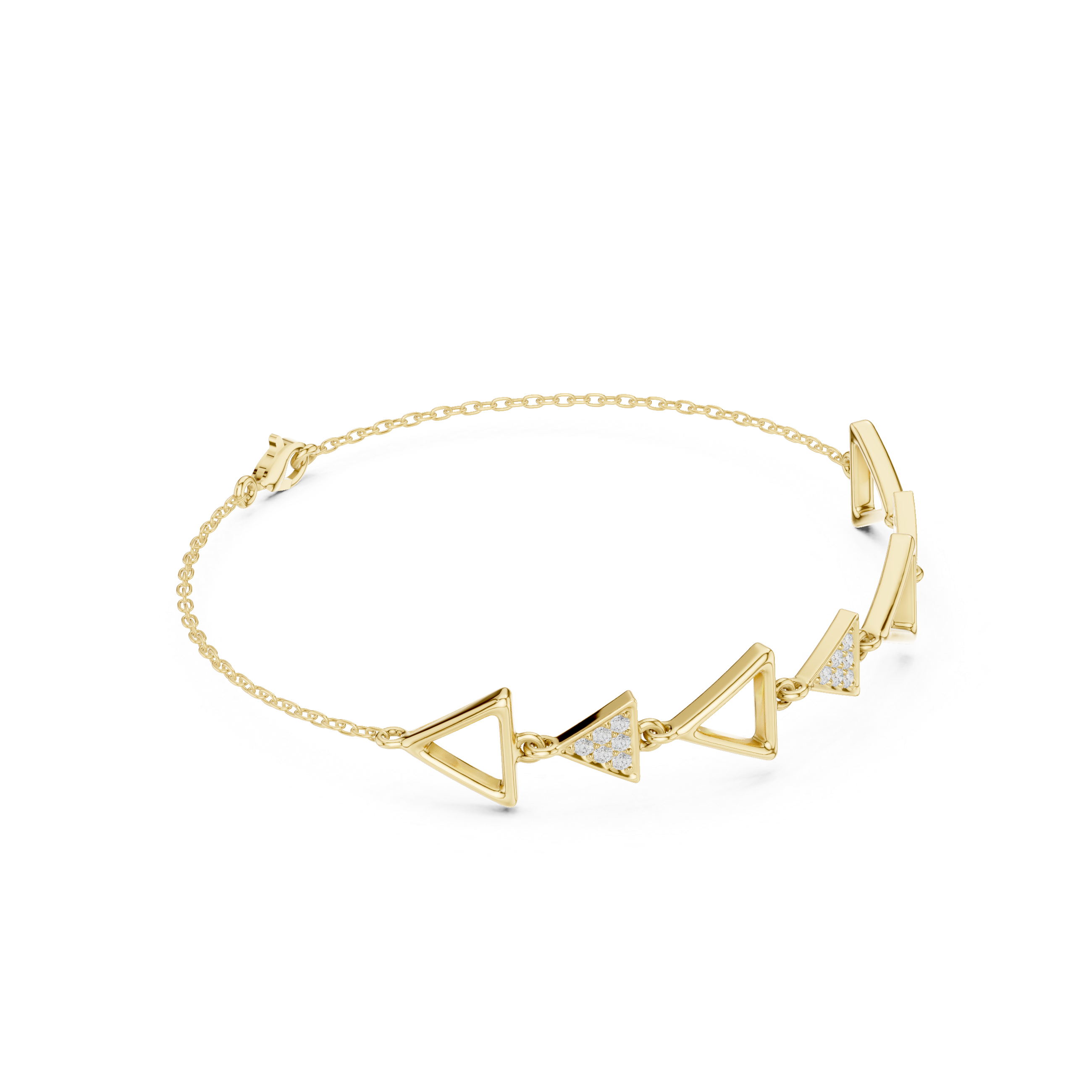 Round 0.15 Carat Lab Grown Diamond Bracelet