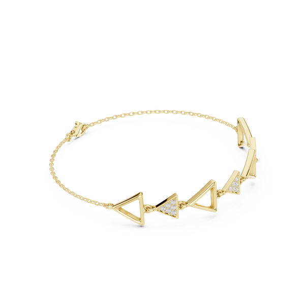 Round 0.15 Carat Lab Grown Diamond Bracelet