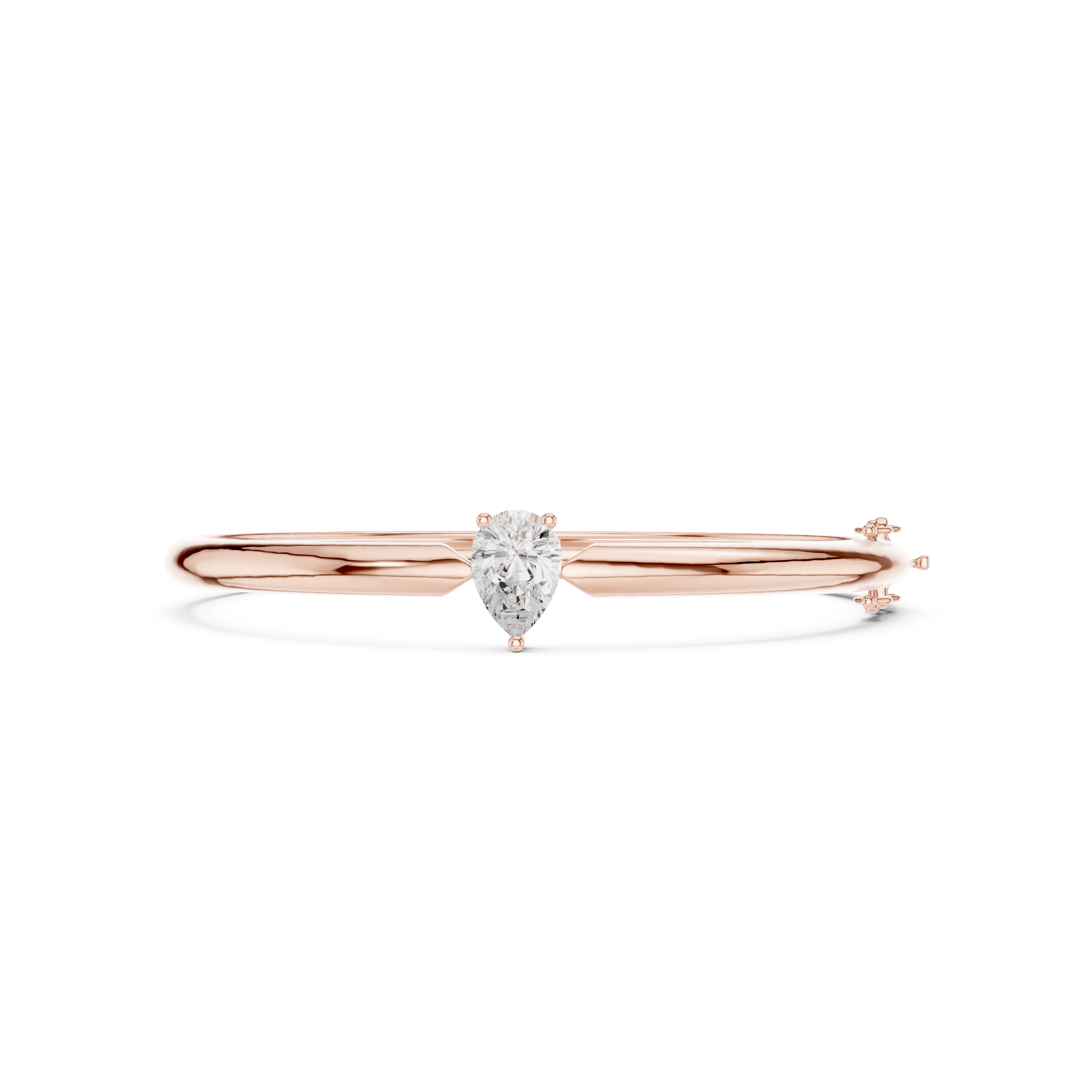 Pear 1.97 Carat Lab Grown Diamond Bracelet