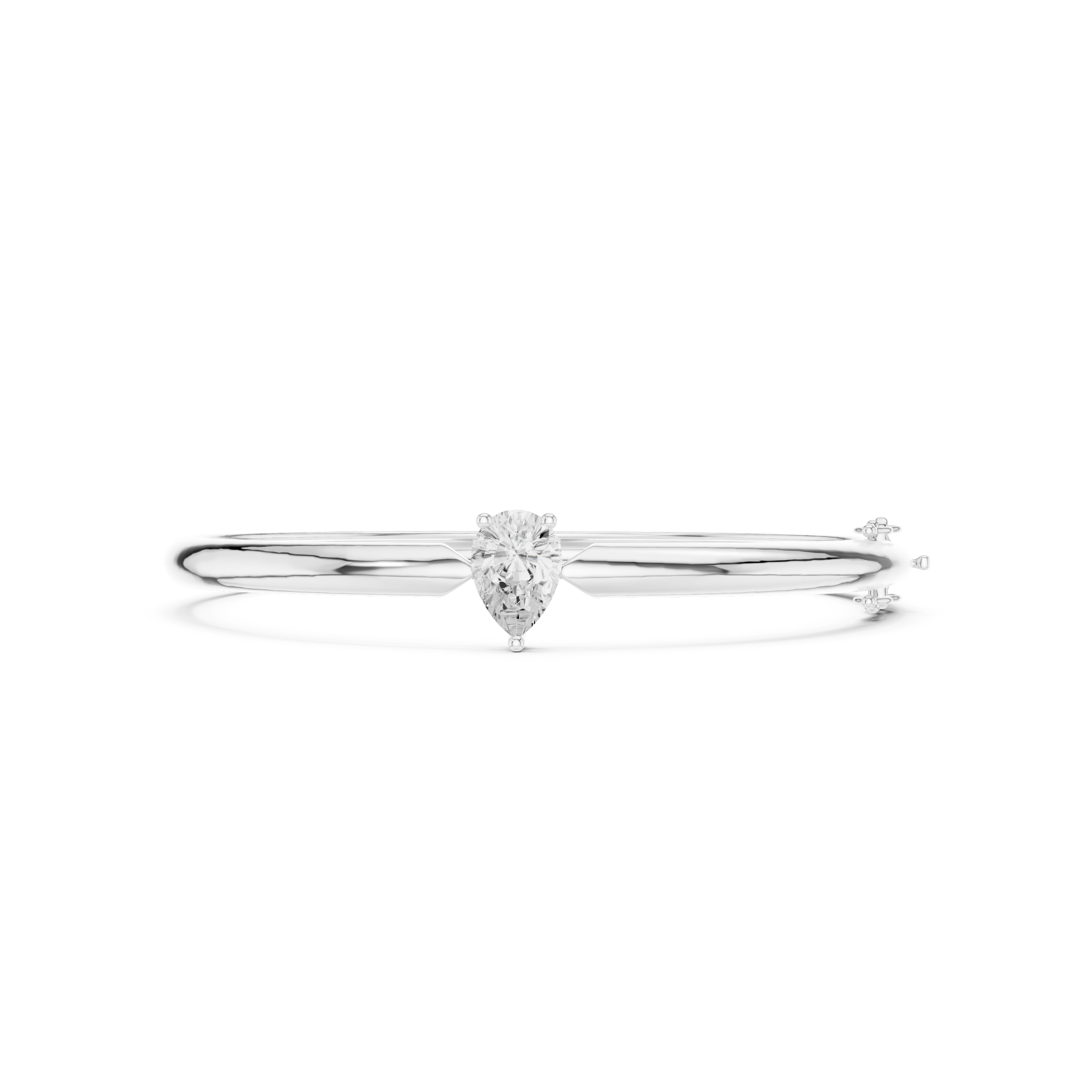 Pear 1.97 Carat Lab Grown Diamond Bracelet