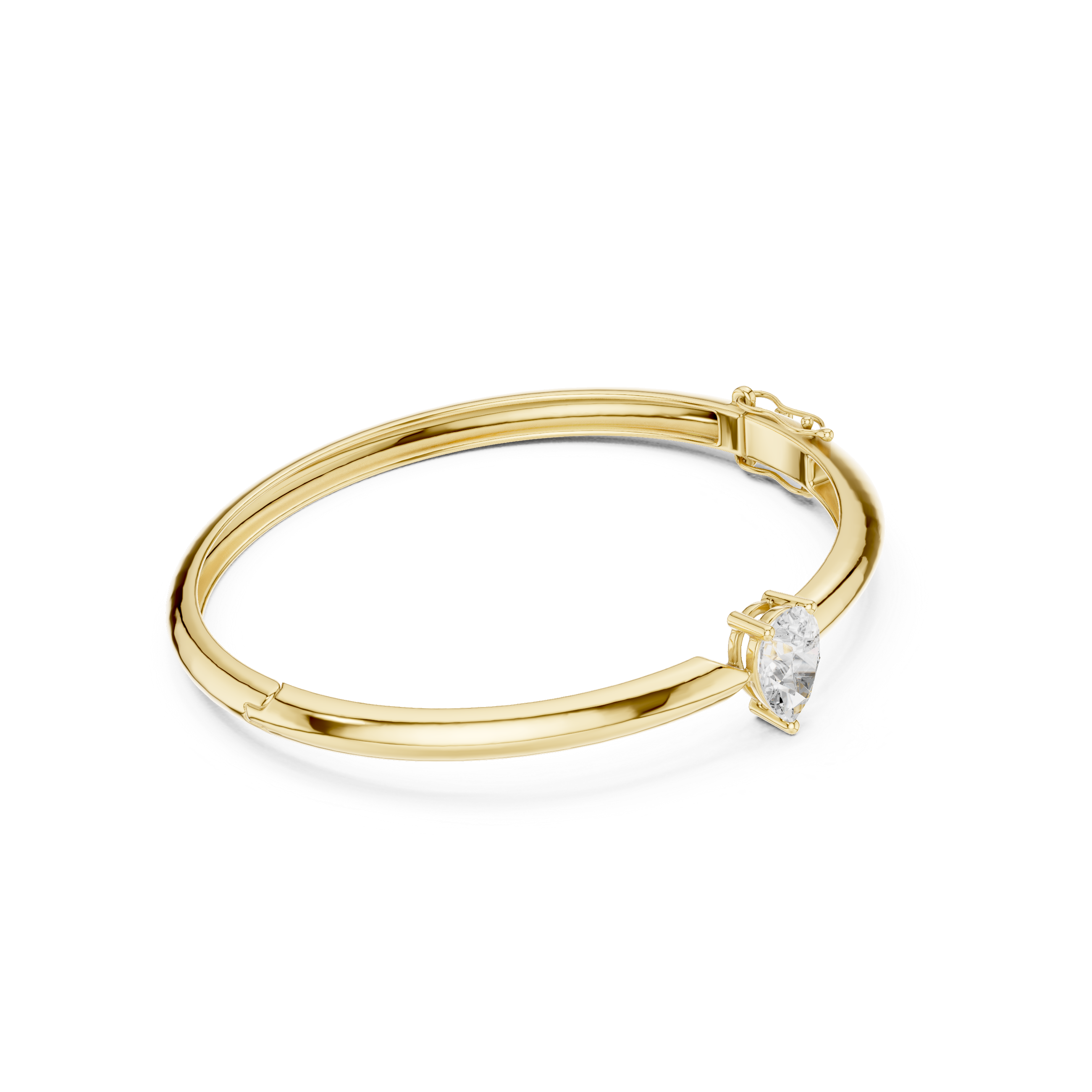 Pear 1.97 Carat Lab Grown Diamond Bracelet