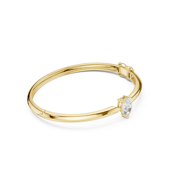 Pear 1.97 Carat Lab Grown Diamond Bracelet