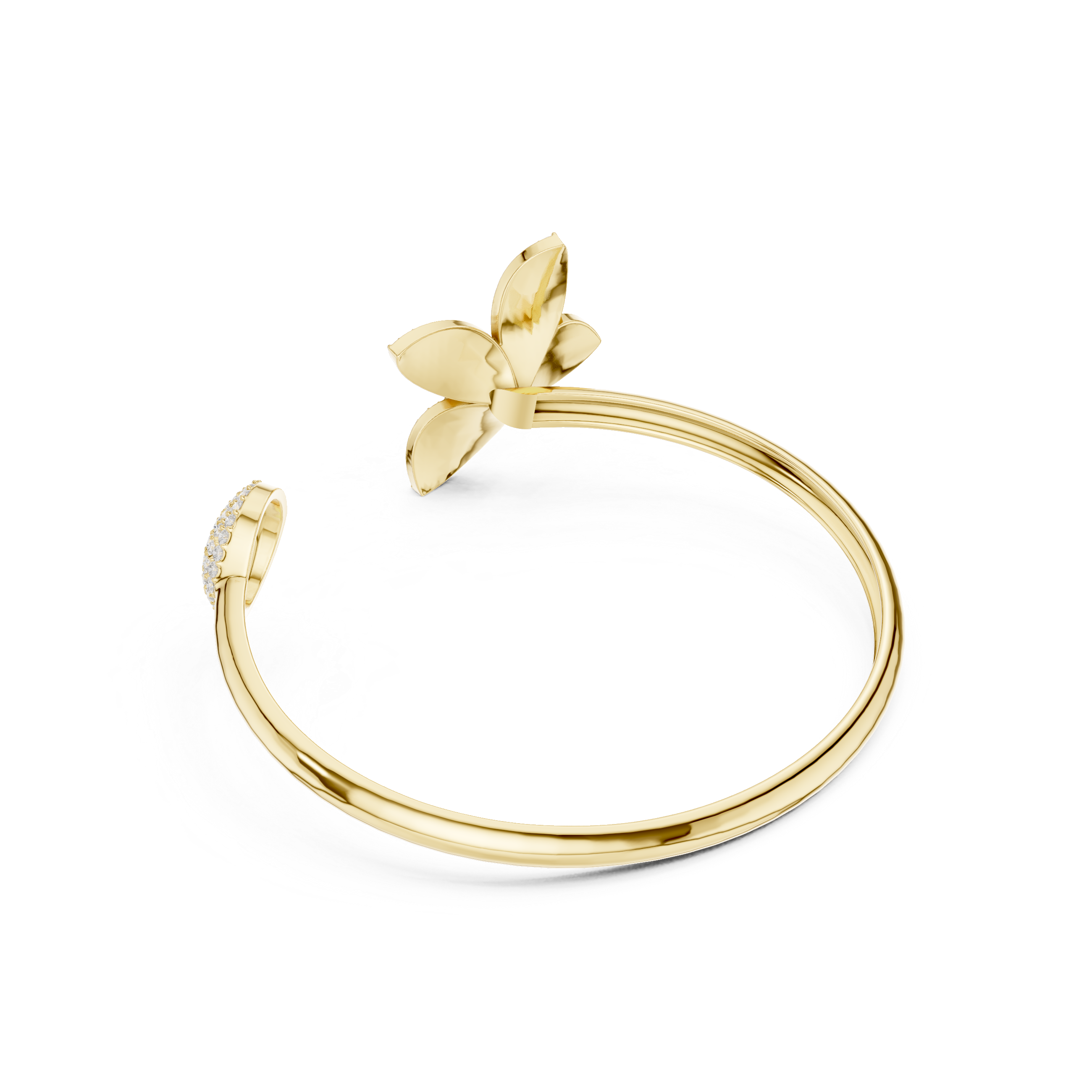 Round 1.55 Carat Lab Grown Diamond Bracelet