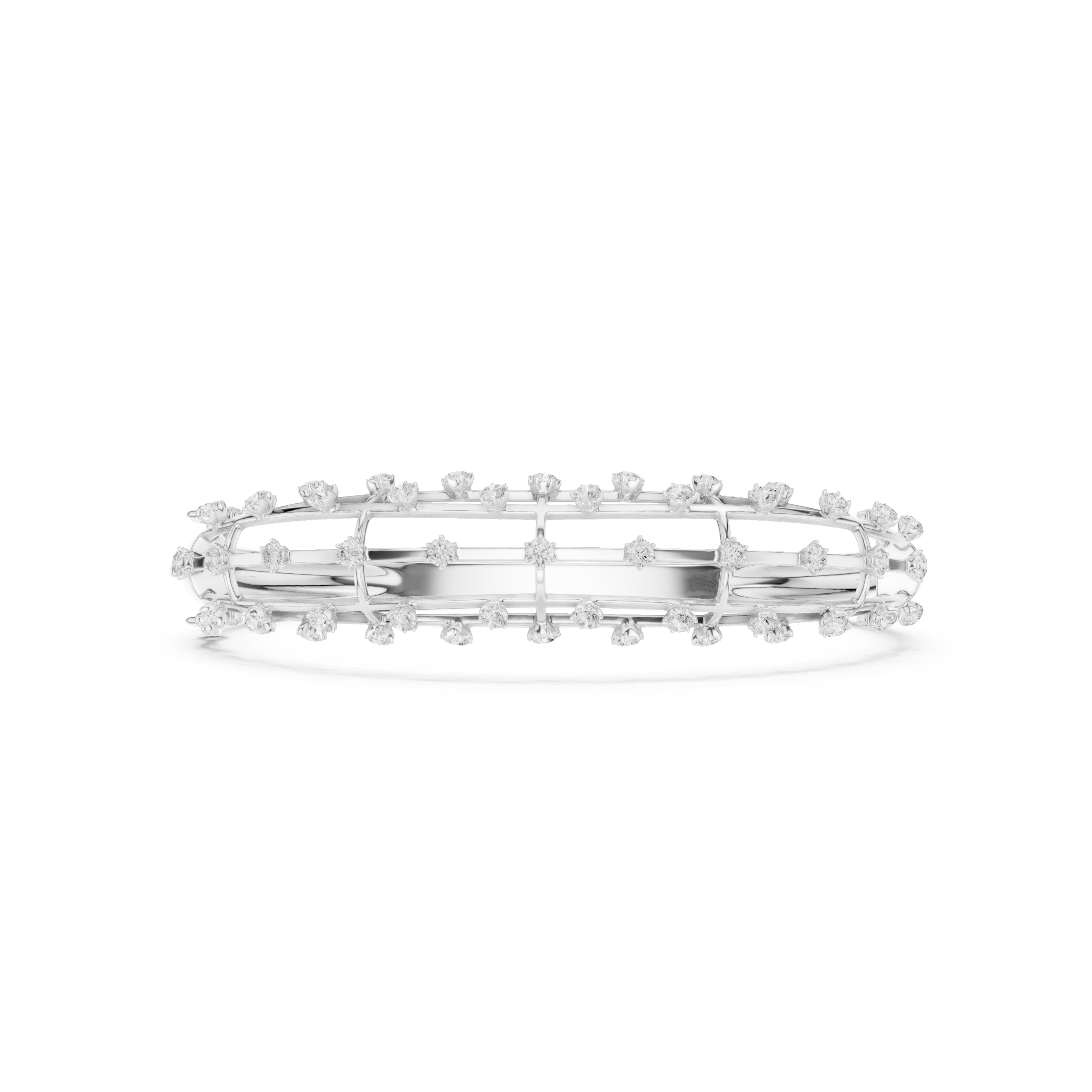 Round 1.91 Carat Lab Grown Diamond Bracelet