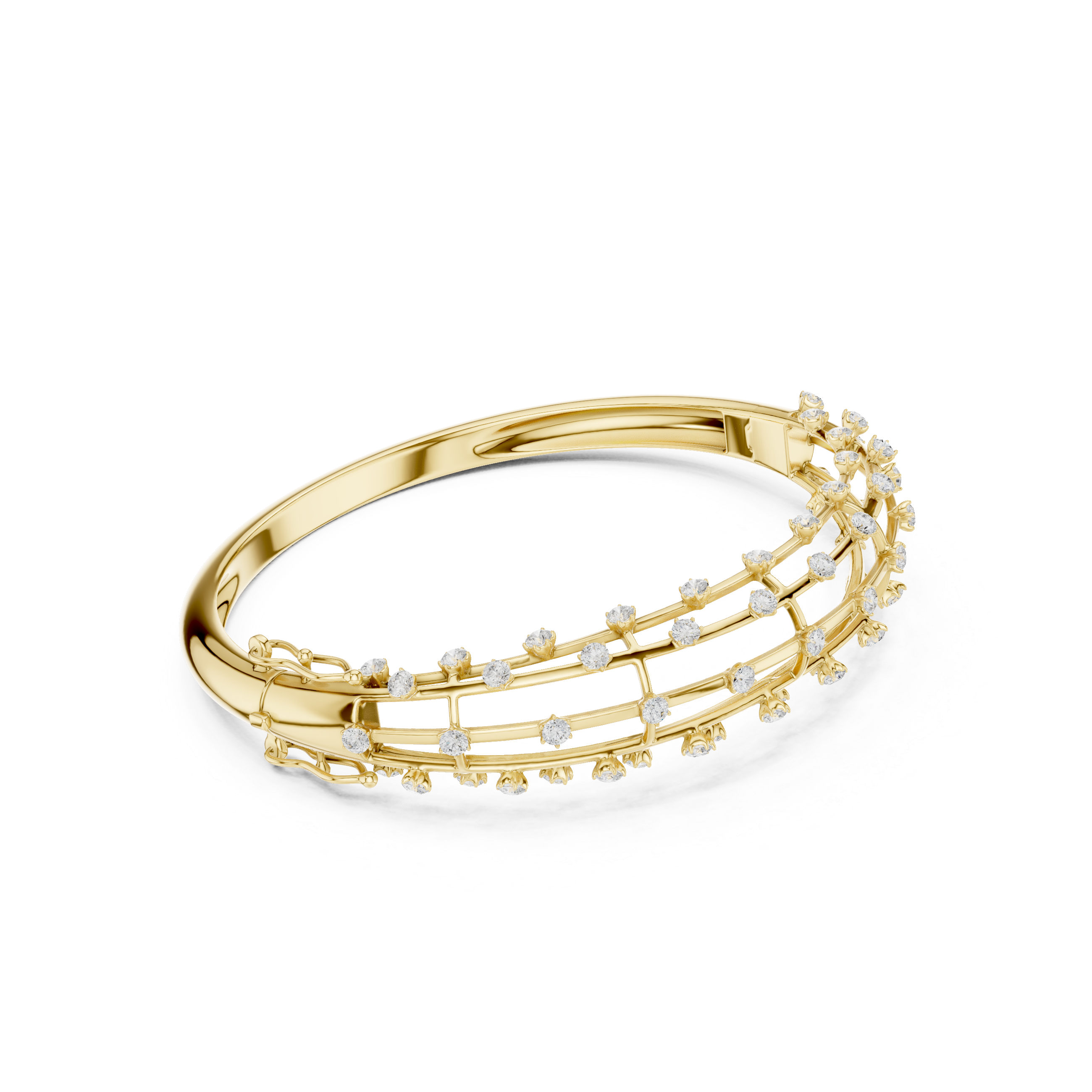 Round 1.91 Carat Lab Grown Diamond Bracelet