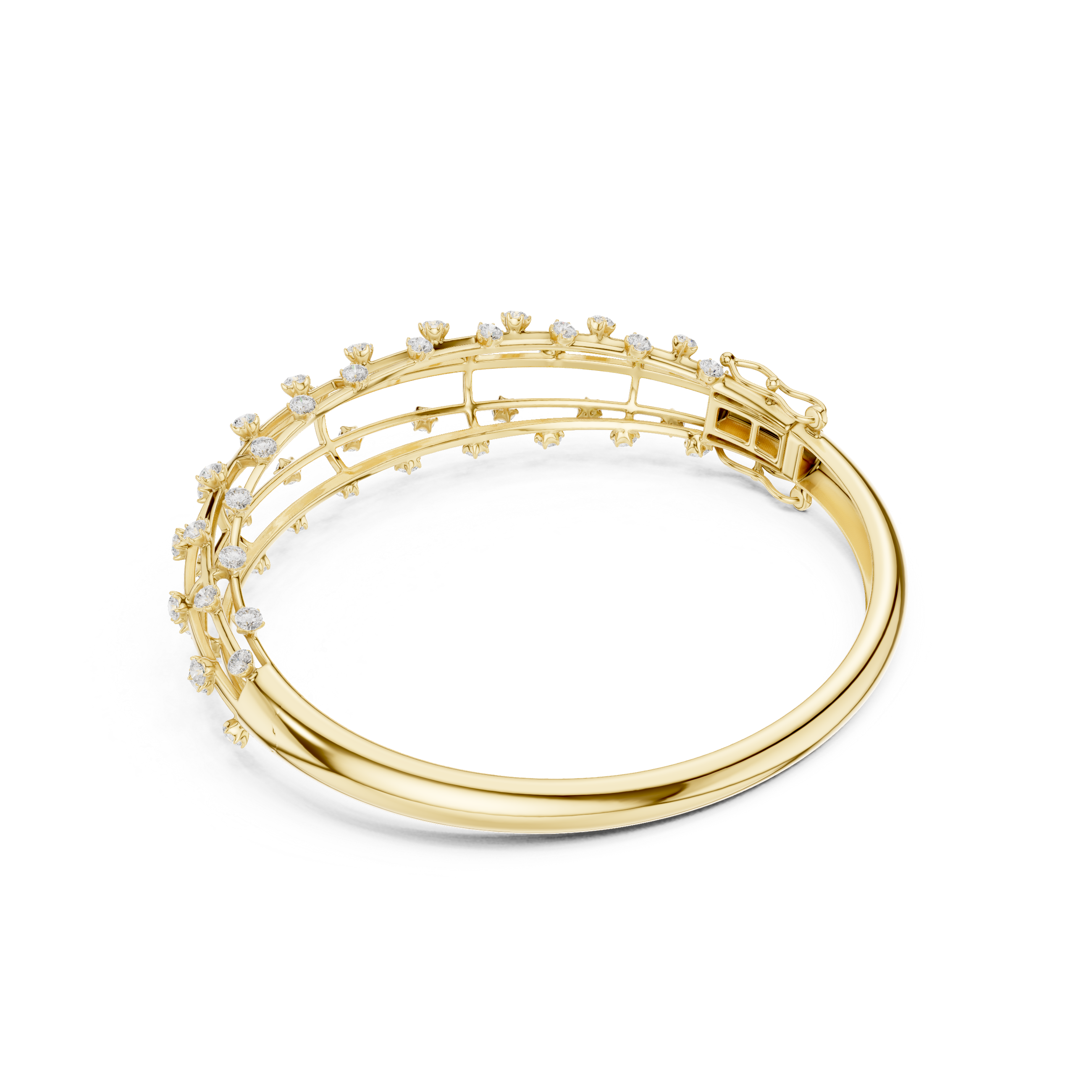 Round 1.91 Carat Lab Grown Diamond Bracelet