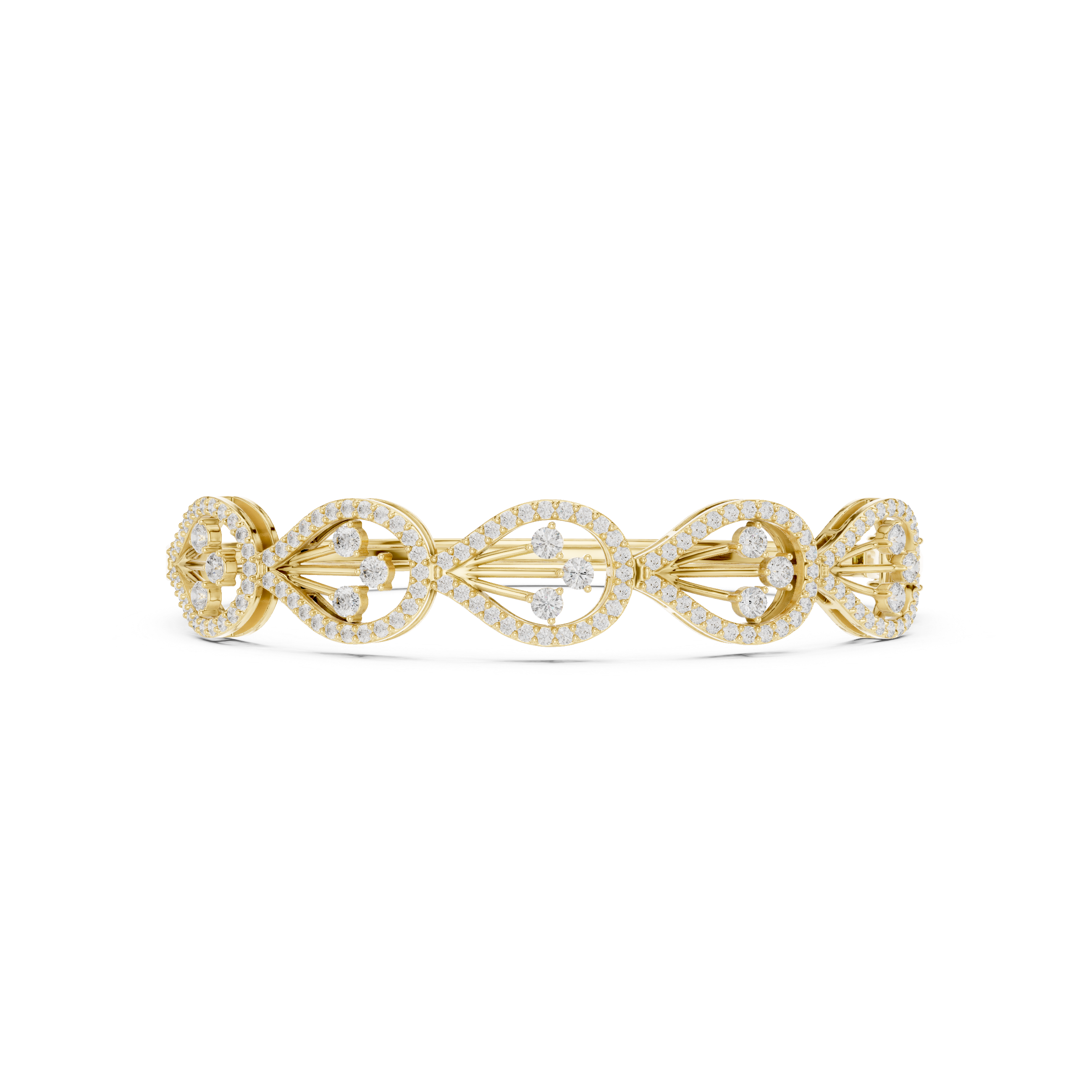 Round 1.75 Carat Lab Grown Diamond Bracelet