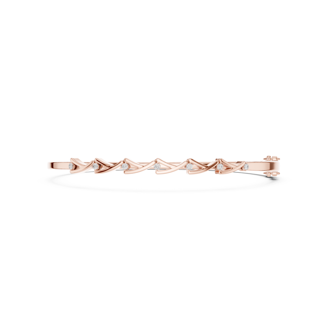 Round 0.09 Carat Lab Grown Diamond Bracelet