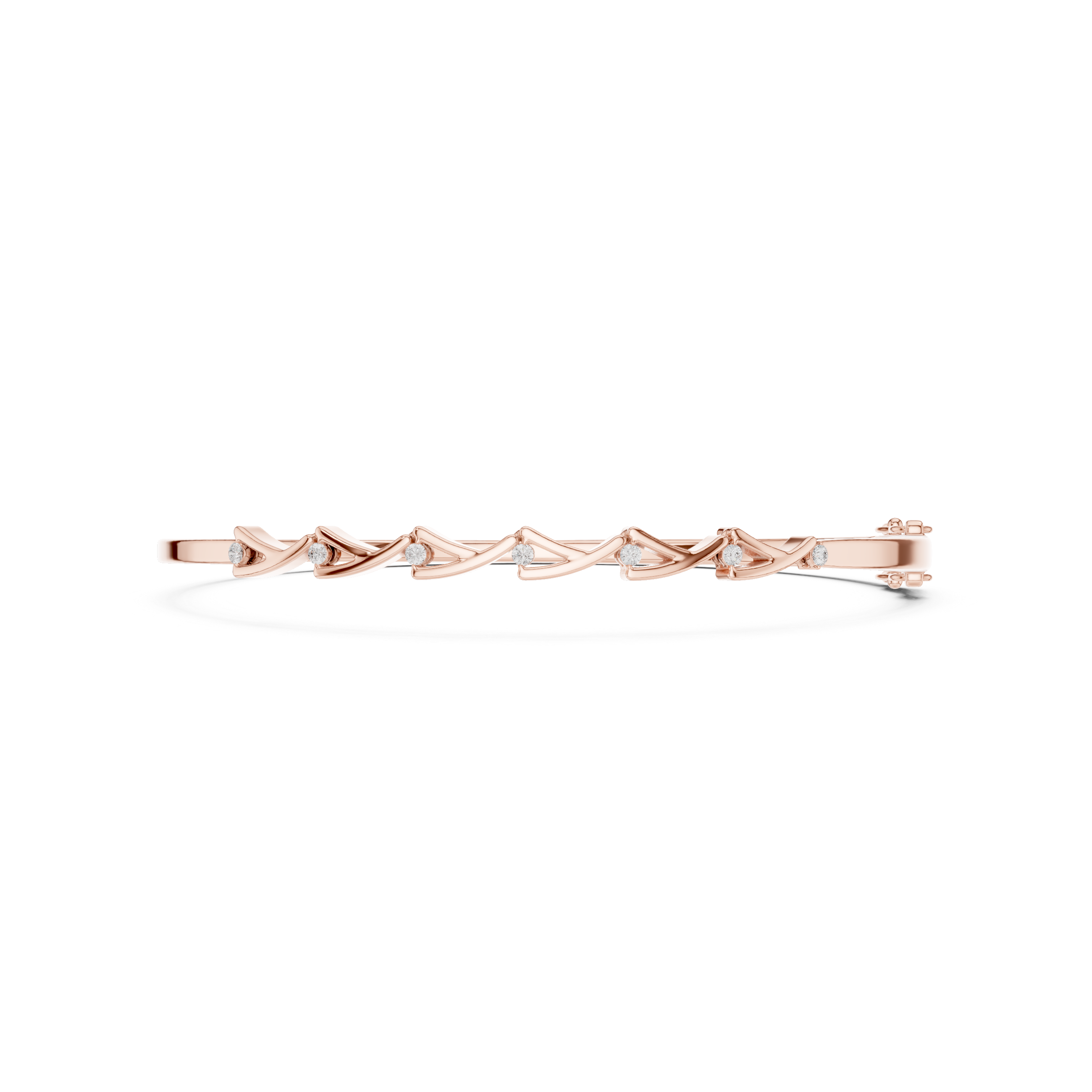 Round 0.09 Carat Lab Grown Diamond Bracelet